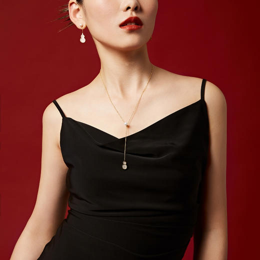 宫里的世界&美颂之光 小葫芦 925银珍珠项链 商品图0