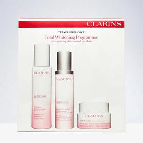 【品牌授权】娇韵诗清润白柔肤乳液75ml+精华小瓷瓶50+晚霜50ml套装