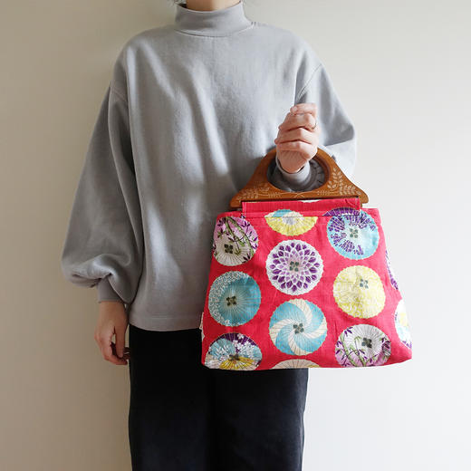 HUGOJIRO木柄手提包风の花日式花伞 商品图1