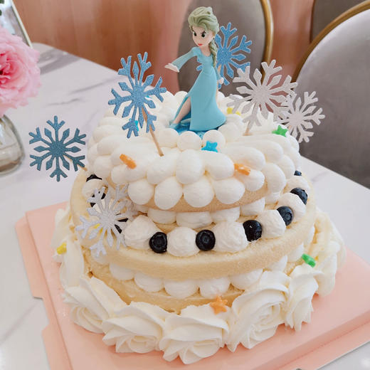 爱莎公主裸蛋糕 商品图1