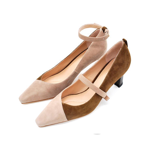 Elegant-拼色 05内茶外褐 商品图0