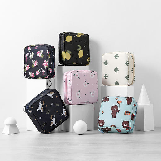 防水加厚卫生巾包 旅收纳整理包隐私护垫姨妈巾饰品化妆袋 商品图1