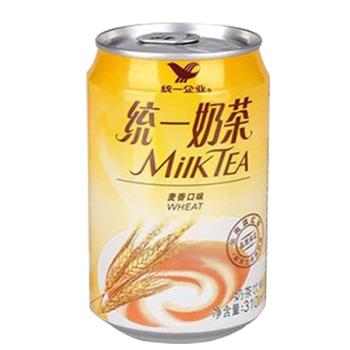 统一奶茶罐装麦香奶茶310ml*24罐 商品图1