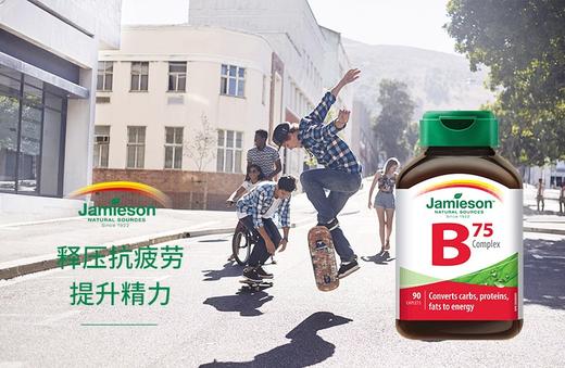 JAMIESON/健美生 维生素B族复合片 B75 90片JPY带授权招加盟代理 商品图1