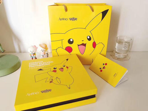 荷兰艾优皮卡丘声波成人和儿童电动牙刷盒装能送人 商品图2