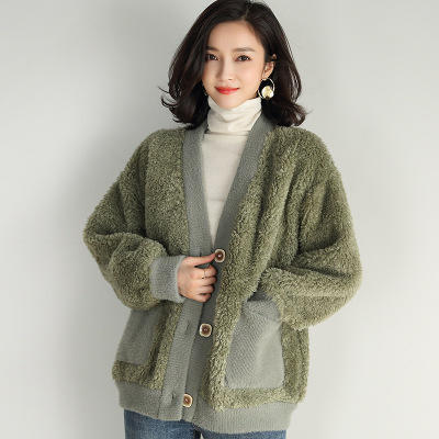 GM 30-697  2019秋冬新款韩版纯色加厚大衣女外套 商品图3