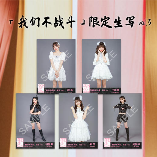 AKB48 Team SH 《我们不战斗》限定生写vol.3 商品图0