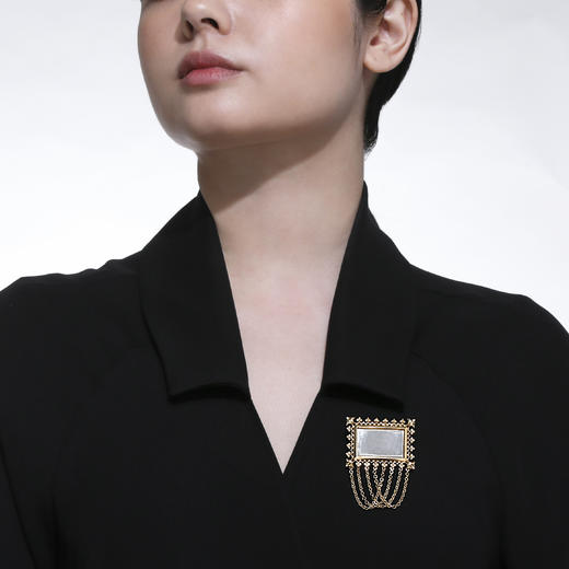 北京仓｜Xenia Biegler-Mirror-魔镜 胸针［法国设计师］ 商品图1