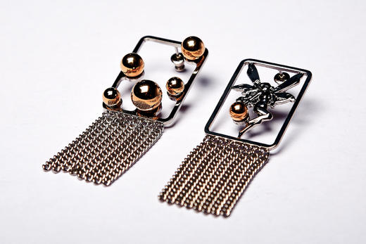 北京仓｜Xenia Biegler-ELF-日耳曼神力精灵 耳环（流苏款）［法国设计师］ 商品图0