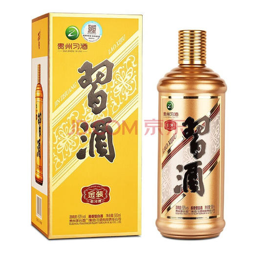 【推荐】茅台集团 习酒 金装老习酒 53度 酱香型白酒 礼盒 500ml 单瓶装 商品图1