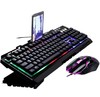 【键鼠套装】追光豹G700键盘鼠标有线USB套装发光悬浮机械手感游戏键鼠套件 商品缩略图0