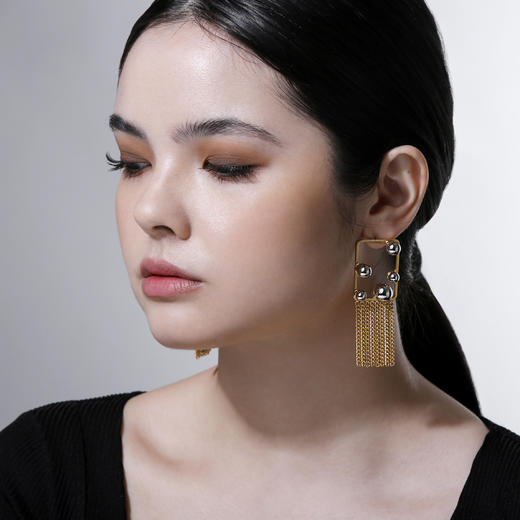 北京仓｜Xenia Biegler-Love-耳环（流苏款）［法国设计师］ 商品图2