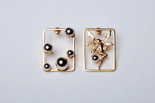 北京仓｜Xenia Biegler-ELF-日耳曼神力精灵 耳环［法国设计师］ 商品图0