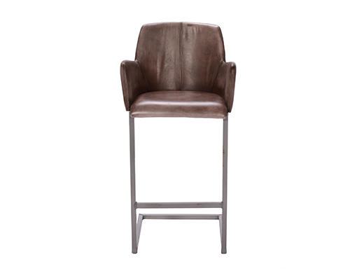 NS家居nsfurniture进口真皮吧椅NSBA-Steve Barstool 商品图0