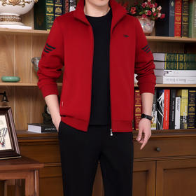 SP-9138DFSTV中年男士运动服套装三件套