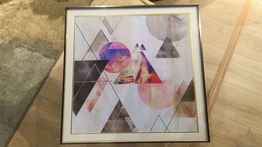 NS家居nsfurniture现代实木画框装饰画NSPT-PINK CROSS 商品图1