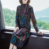 NYL-133511新款韩版时尚宽松高端洋气印花连衣裙 商品缩略图0