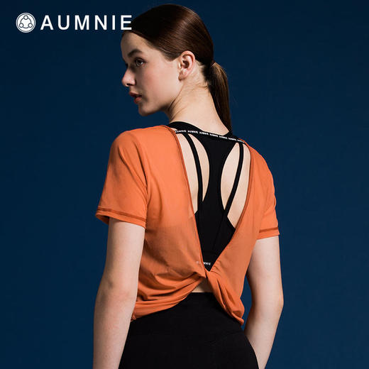 AUMNIE | 网纱扭转T恤  Mesh Twist Tee 商品图1