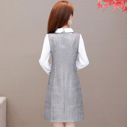 QYM-TYH-93962新款韩版潮流气质时尚长袖打底裙 商品图2