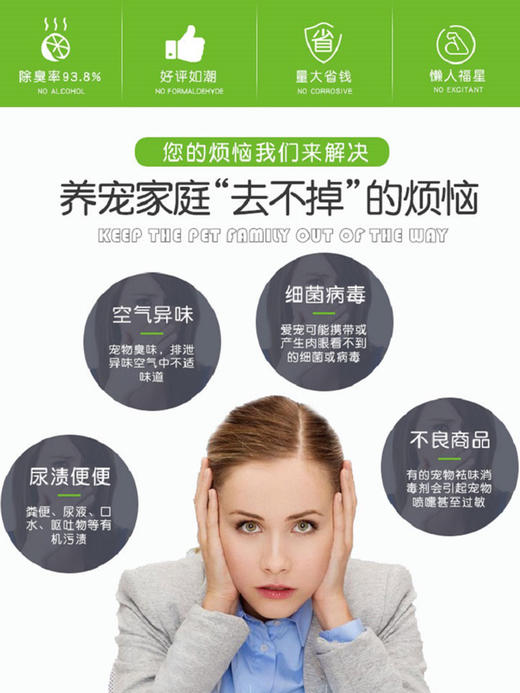 宝宝洁宠物清洁除味消毒液 商品图2