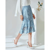 EITIE爱特爱春季新款通勤时尚纯色包臀鱼尾蕾丝钩花半身裙女A2006409 商品缩略图3