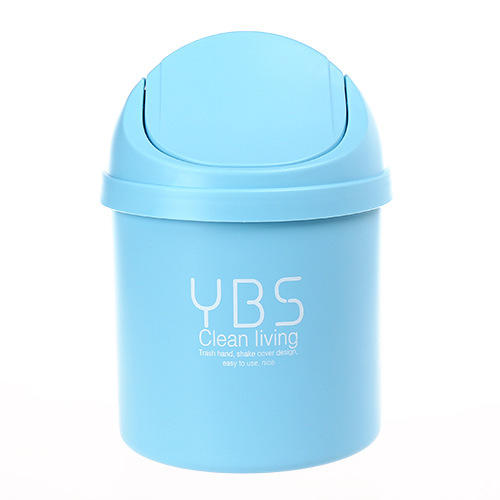 创意迷你桌面垃圾桶 小号摇盖式垃圾筒居家日用客厅带盖塑料纸篓（此产品不参加首单赠送活动）（此产品不参加首单赠送红绳活动） 商品图5