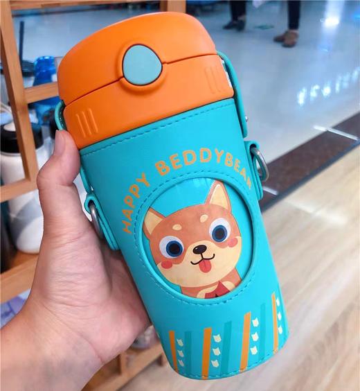 韩国杯具熊BEDDYBEAR新品酷儿系列儿童吸管保温杯BJX10 商品图4