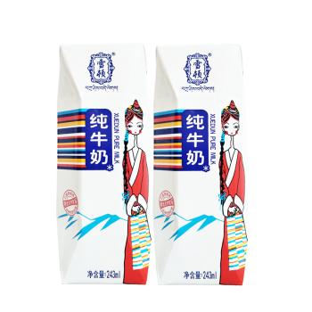 雪顿卓玛纯牛奶无菌钻 243ml*12/箱 商品图1