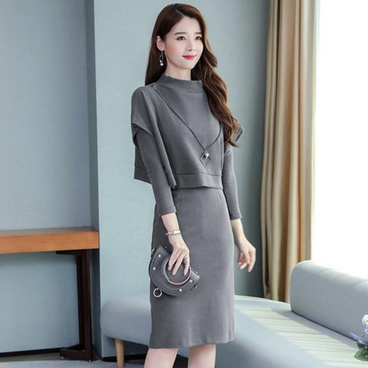 NYL-3585178新款时尚气质洋气小香风收腰中长款女裙 商品图1