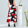 EITIE爱特爱春季秋新款个性撞色时尚显瘦修身百搭半身裙女长裙6106801 商品缩略图3