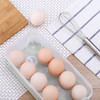 冰箱鸡蛋收纳盒鸡蛋盒家用厨房用品分格多层透明带盖蛋托盒鸡蛋保鲜盒 商品缩略图3
