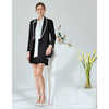 下架-EITIE爱特爱春季新款时尚通勤干练职业翻领西装短外套女显瘦A2003407 商品缩略图1