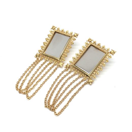 北京仓｜Xenia Biegler-Mirror-魔镜 耳环［法国设计师］ 商品图1