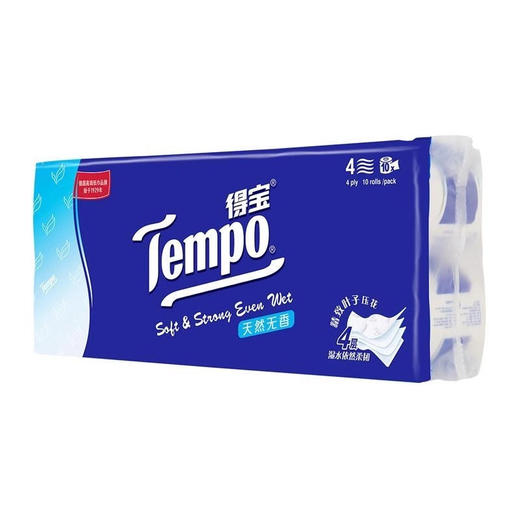 TEMPO/得宝 卫生纸 160克/卷16卷/箱 4层 (天然)JPY带授权招加盟代理 商品图2