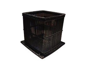 NS家居 nsfurniture  进口装饰藤制灯笼烛台NSDE-Rai 503