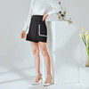 EITIE爱特爱春季新款时尚百搭通勤职业线条装饰短裤女裤裙A2006413 商品缩略图3