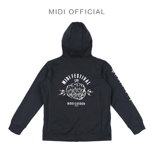 迷笛&牧高笛 摇滚户外徒步涂鸦印花连帽上衣 春夏秋季卫衣中性款 商品图7