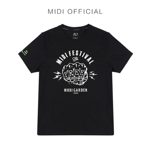 迷笛&牧高笛 户外摇滚 城市运动 透气耐磨弹力短袖 男女夏季T恤 商品图6