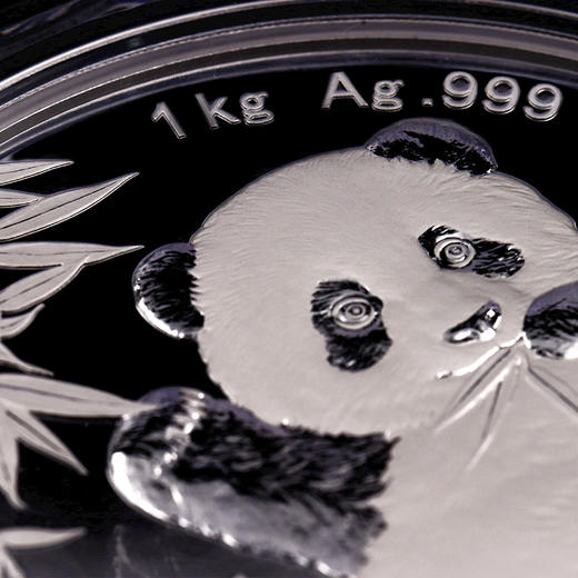 2020年熊猫1公斤精制银币 商品图2