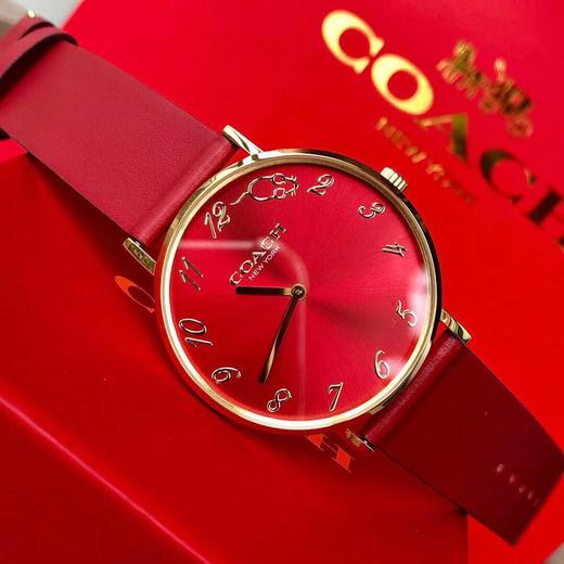 社群粉丝专属coach新年限量鼠年手表coach蔻驰限定款鼠年生肖石英表