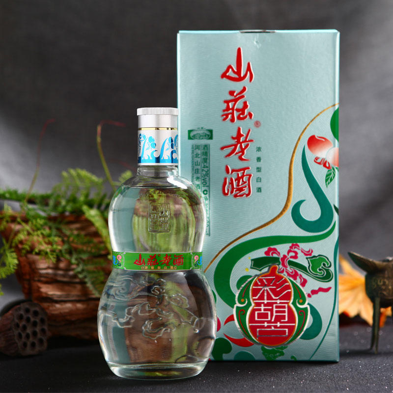 【老酒】山庄老酒 彩葫芦 42度500ml×6浓香型白酒