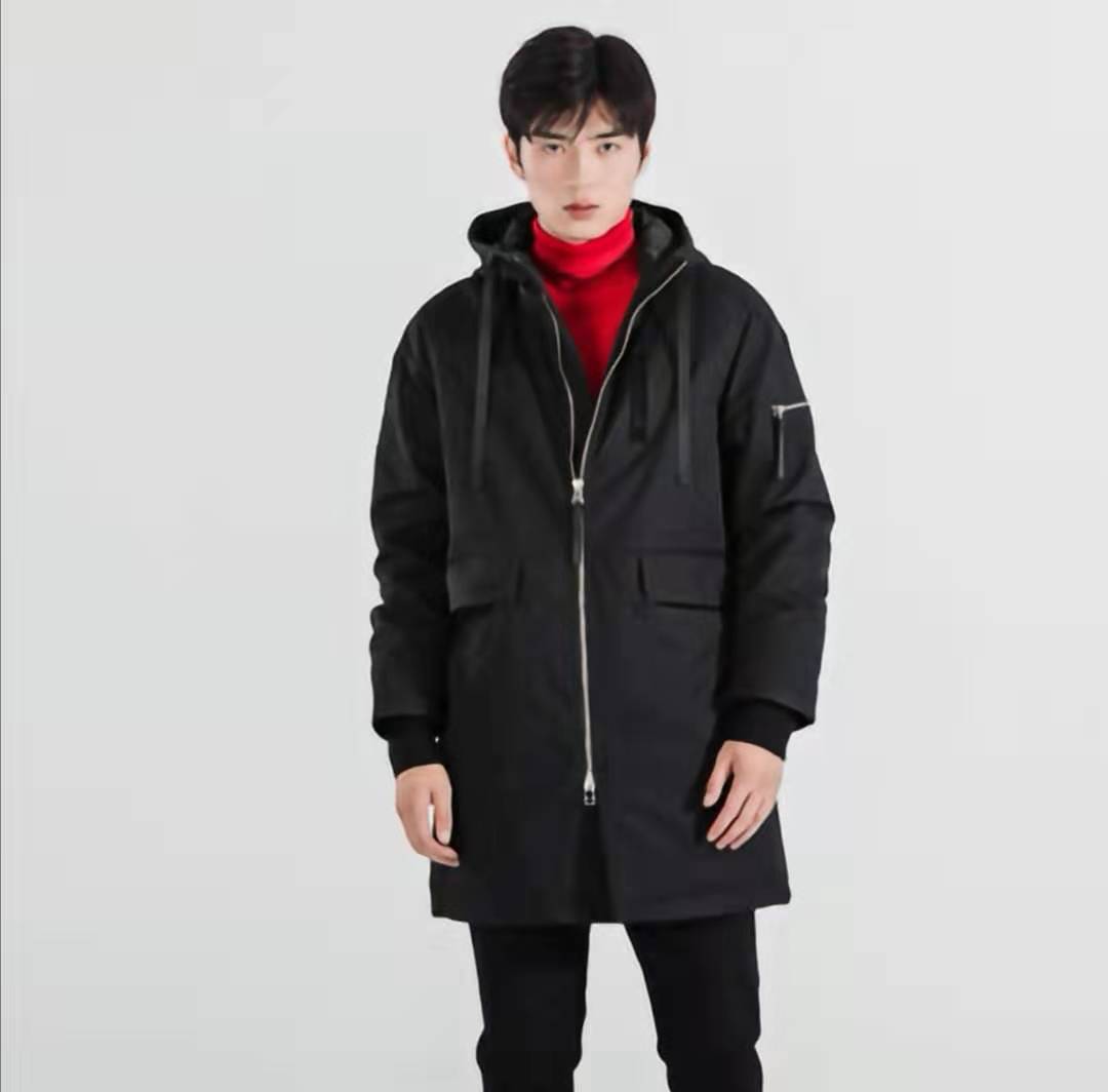 JOOPIHOME乔普羽绒服男士中长款韩版冬季外套加厚连帽保暖外套JPY带授权招加盟代理