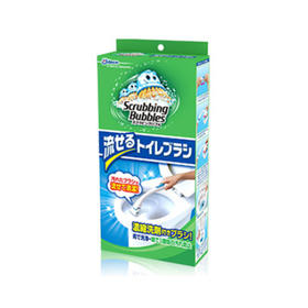 JOHNSON/庄臣 浓缩洗剂马桶刷 控制器*1+替换头*4      一次性马桶刷子日本庄臣套装家用替换卫生间清洁抖音厕所刷小林制药马桶圈清洁JPY带授权招加盟代理