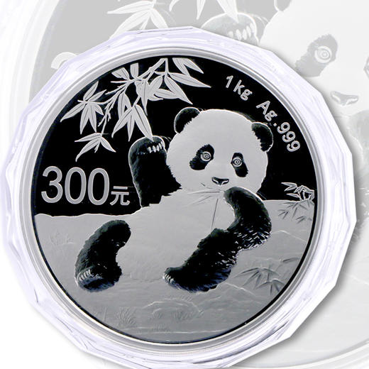 2020年熊猫1公斤精制银币 商品图0