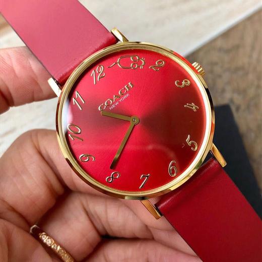 社群粉丝专属coach新年限量鼠年手表coach蔻驰限定款鼠年生肖石英表