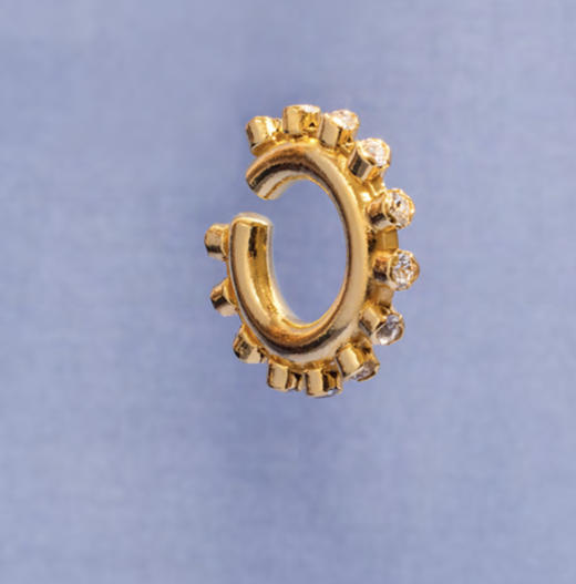 Chabaux Bling 系列耳挂 - 大号 gold/silver（单个） 商品图2