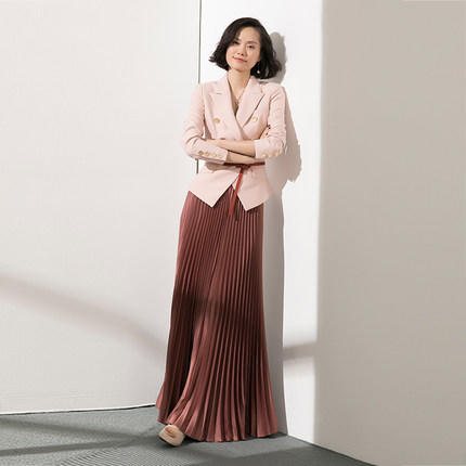 J20144235A颈袖添香新款时尚修身装西服显瘦小西装外套女长袖J20144235A单西 商品图7