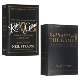 华研原版 把妹达人圣经 英文原版书 Rules of the Game 恋爱指南2本套装 那些坏小子教我的事 全英文版 Neil Strauss 进口英语书籍