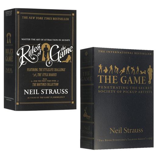 华研原版 把妹达人圣经 英文原版书 Rules of the Game 恋爱指南2本套装 那些坏小子教我的事 全英文版 Neil Strauss 进口英语书籍 商品图0