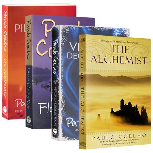 保罗柯艾略小说4本套装 英文原版小说 Paulo Coelho 牧羊少年奇幻之旅 朝圣 维罗妮卡决定去死 像河流一 英文版进口原版英语书籍 商品图0